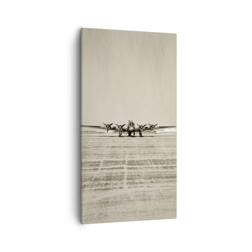 Tablou pe pânză - Pregătit, ca întotdeauna - 55x100 cm