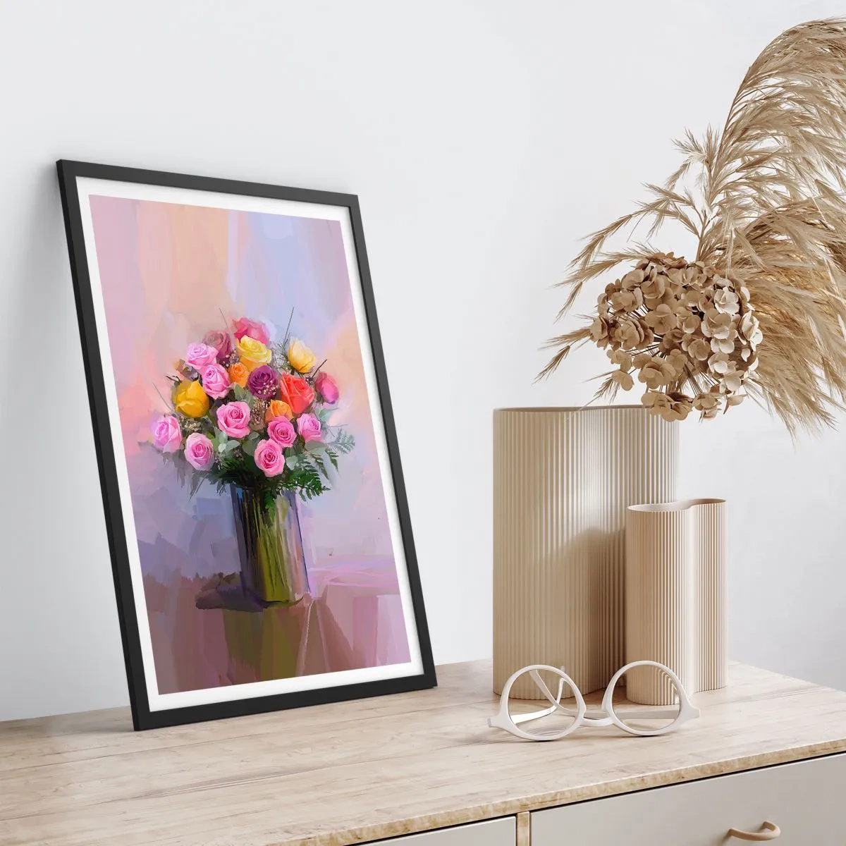 Poster în ramă neagră - Frumusețe reținută - 30x40 cm