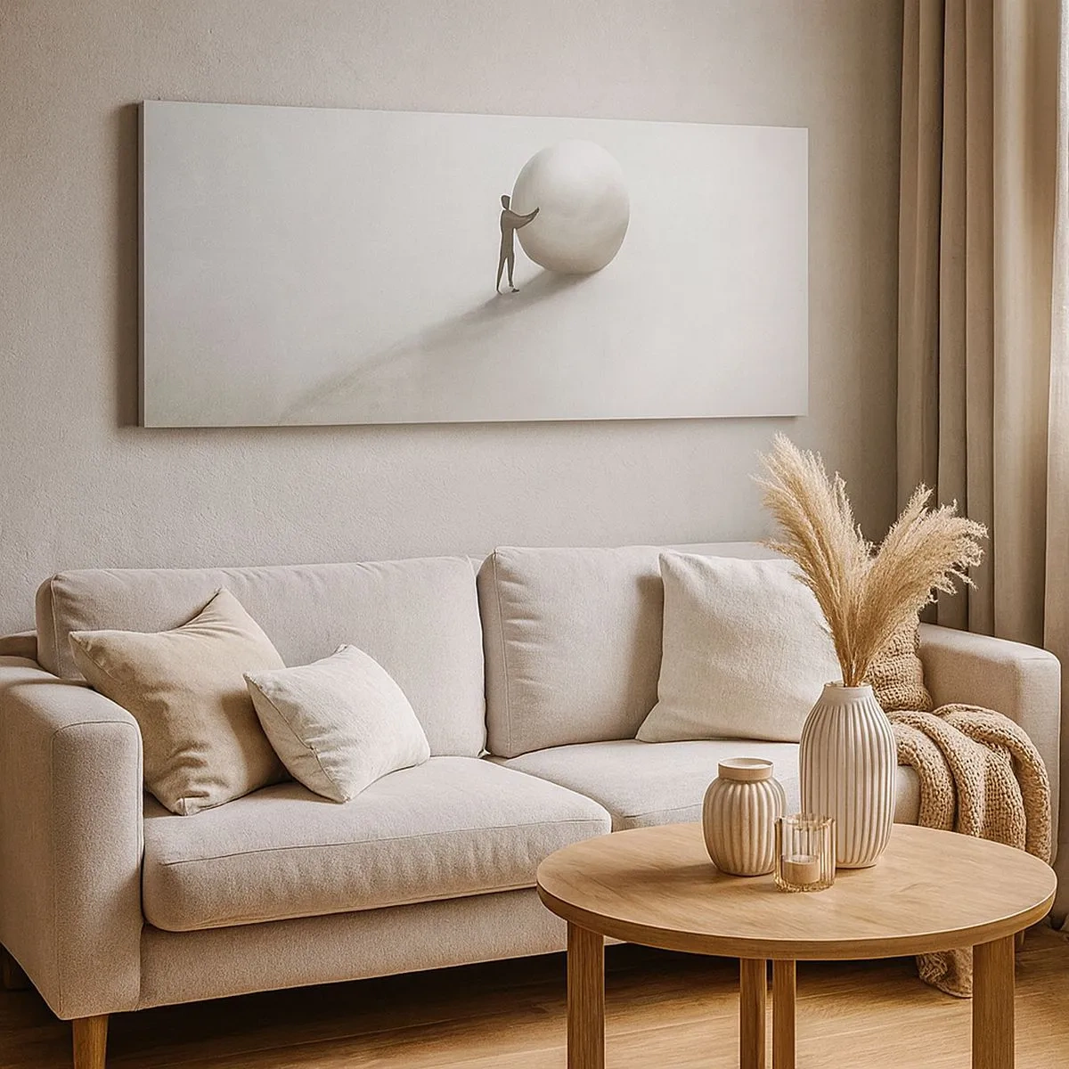 Tablou pe pânză - Jocul vieții - 100x40 cm