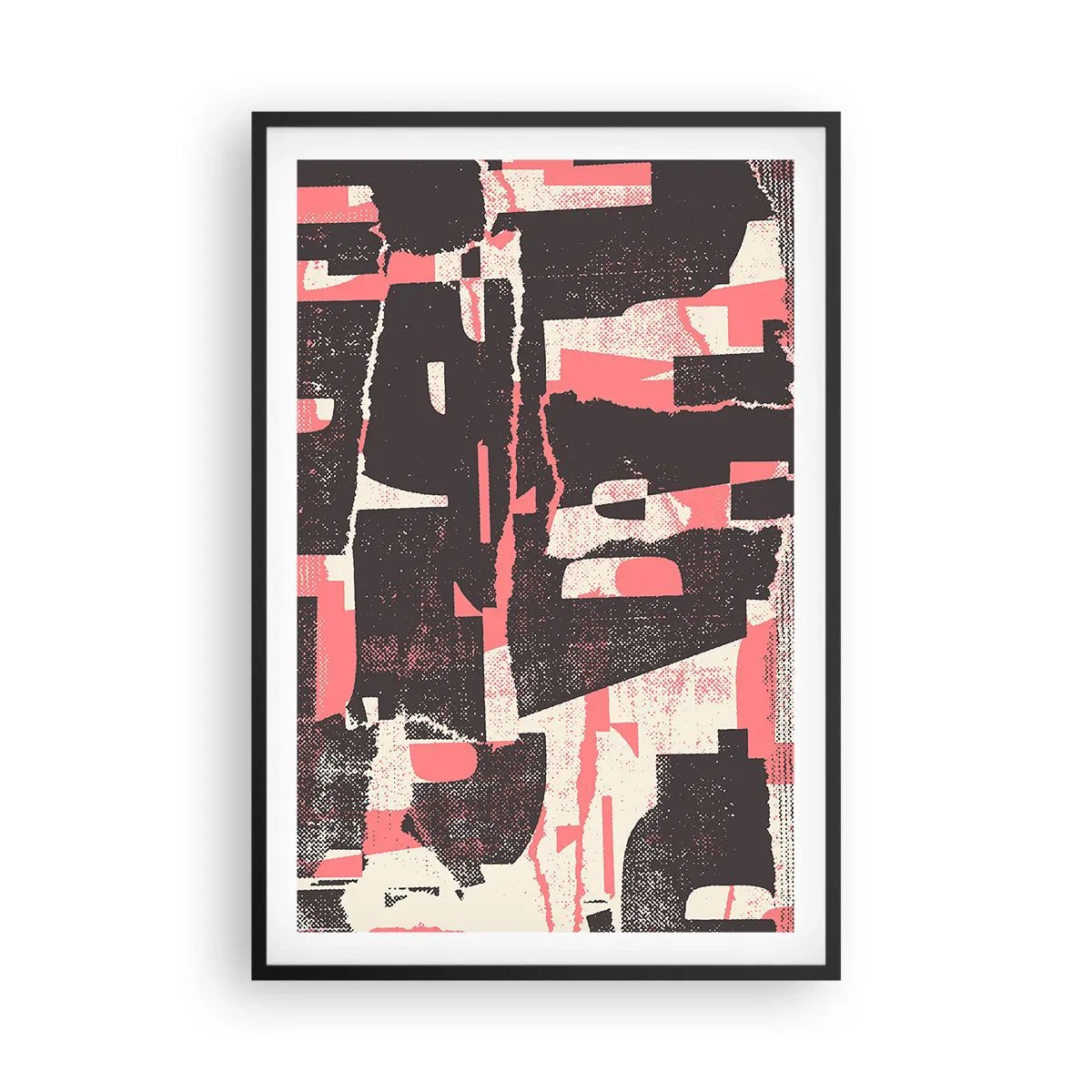 Poster în ramă neagră - Toată această agitație - 61x91 cm