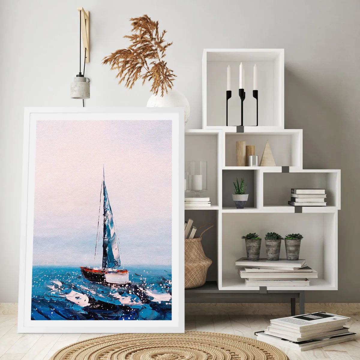 Poster în ramă albă - Frăția vântului - 30x40 cm