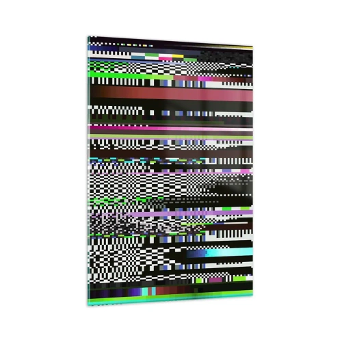 Tablou pe sticlă - Imaginea controlată a realității - 80x120 cm