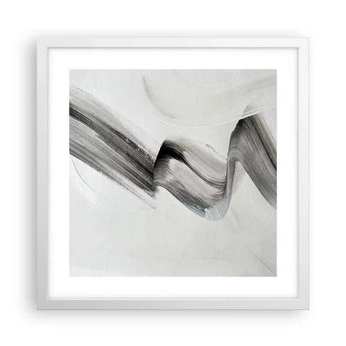 Poster în ramă albă - Doar pentru distracție - 40x40 cm