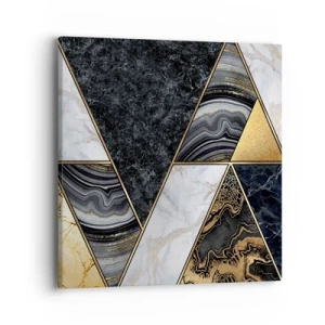 Tablou pe pânză - Piatră cu piatră - 40x40 cm