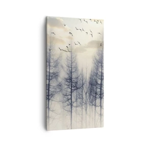 Tablou pe pânză - Spiritele pădurii - 45x80 cm