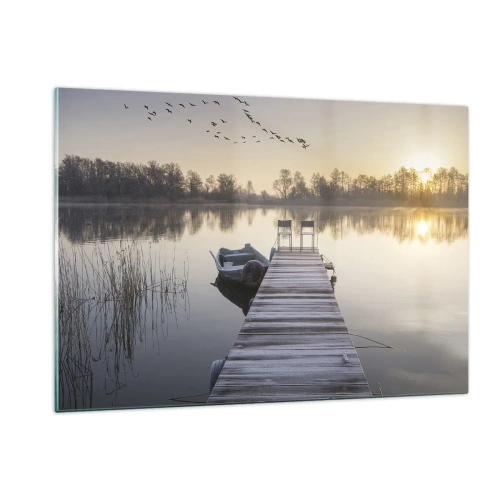 Tablou pe sticlă - O să mă întorc în curând - 120x80 cm