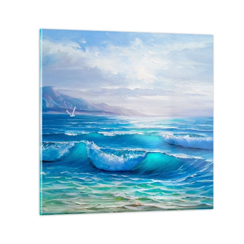 Tablou pe sticlă - Oferă alinare - 30x30 cm