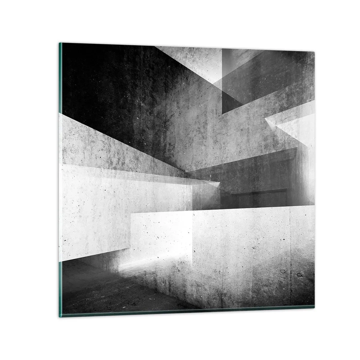 Tablou pe sticlă - Structura spațiului - 50x50 cm
