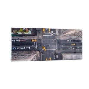 Tablou pe sticlă - O alegere simplă - 100x40 cm