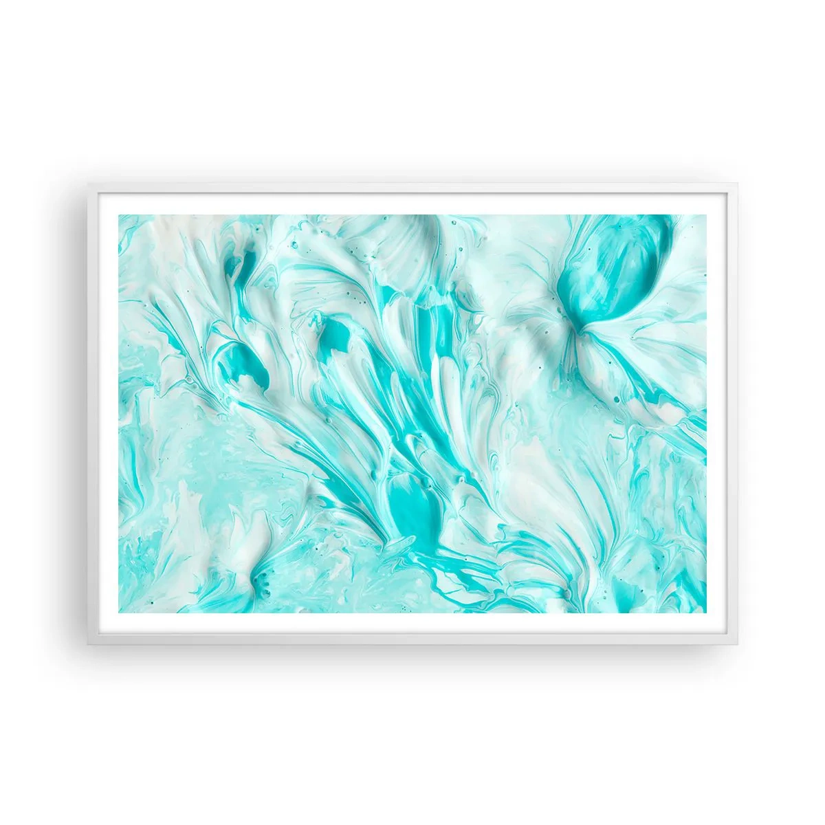 Poster în ramă albă - Împreună pentru totdeauna - 100x70 cm