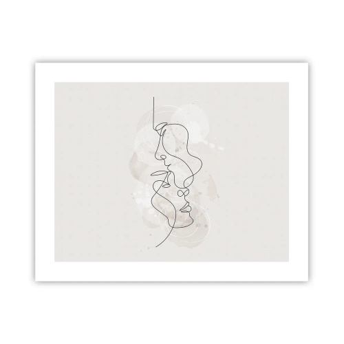 Poster - Încurcați într-o îmbrățișare - 50x40 cm