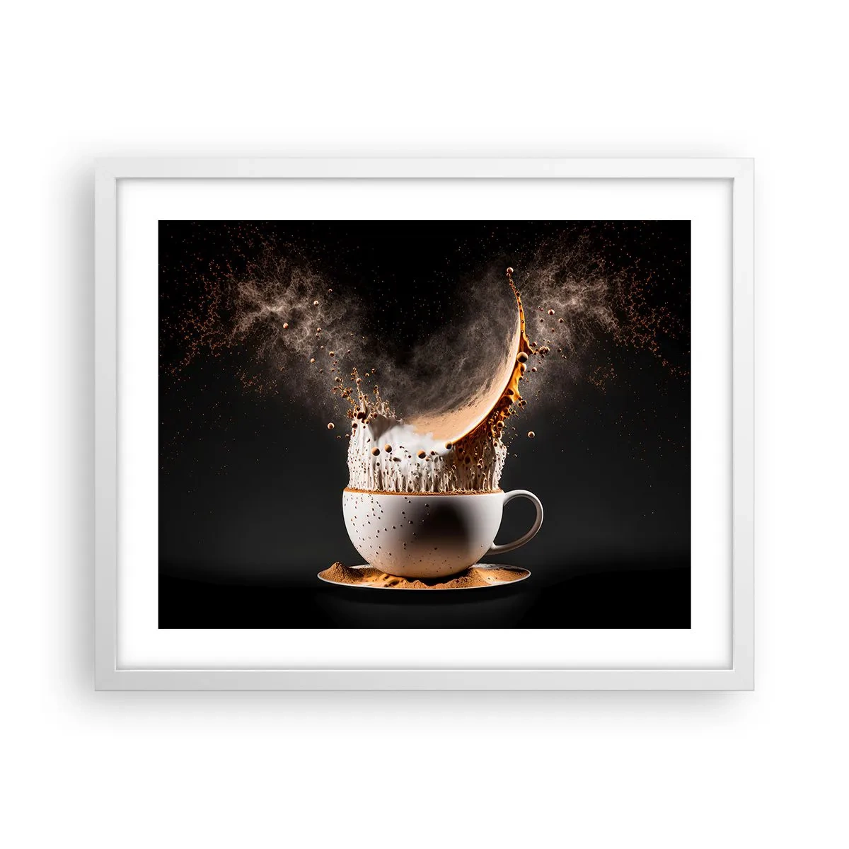 Poster în ramă albă - O explozie de arome - 50x40 cm