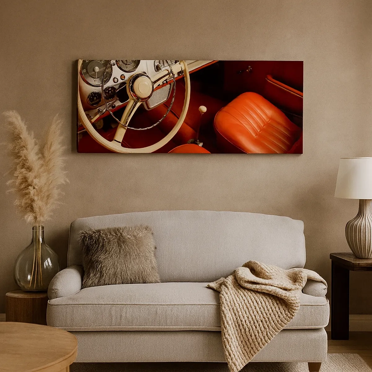 Tablou pe pânză - Lux în stil vintage - 30x30 cm