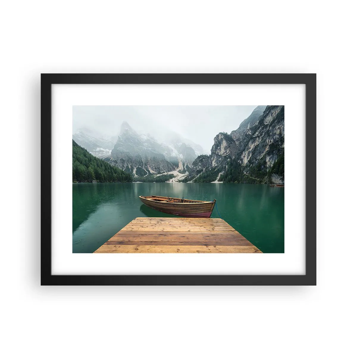 Poster în ramă neagră - Și frunțile mândre - 40x30 cm