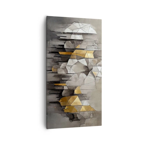 Tablou pe pânză - Compoziție de gheață și lumină - 55x100 cm