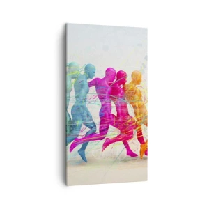 Tablou pe pânză - Armonie de mișcare - 45x80 cm