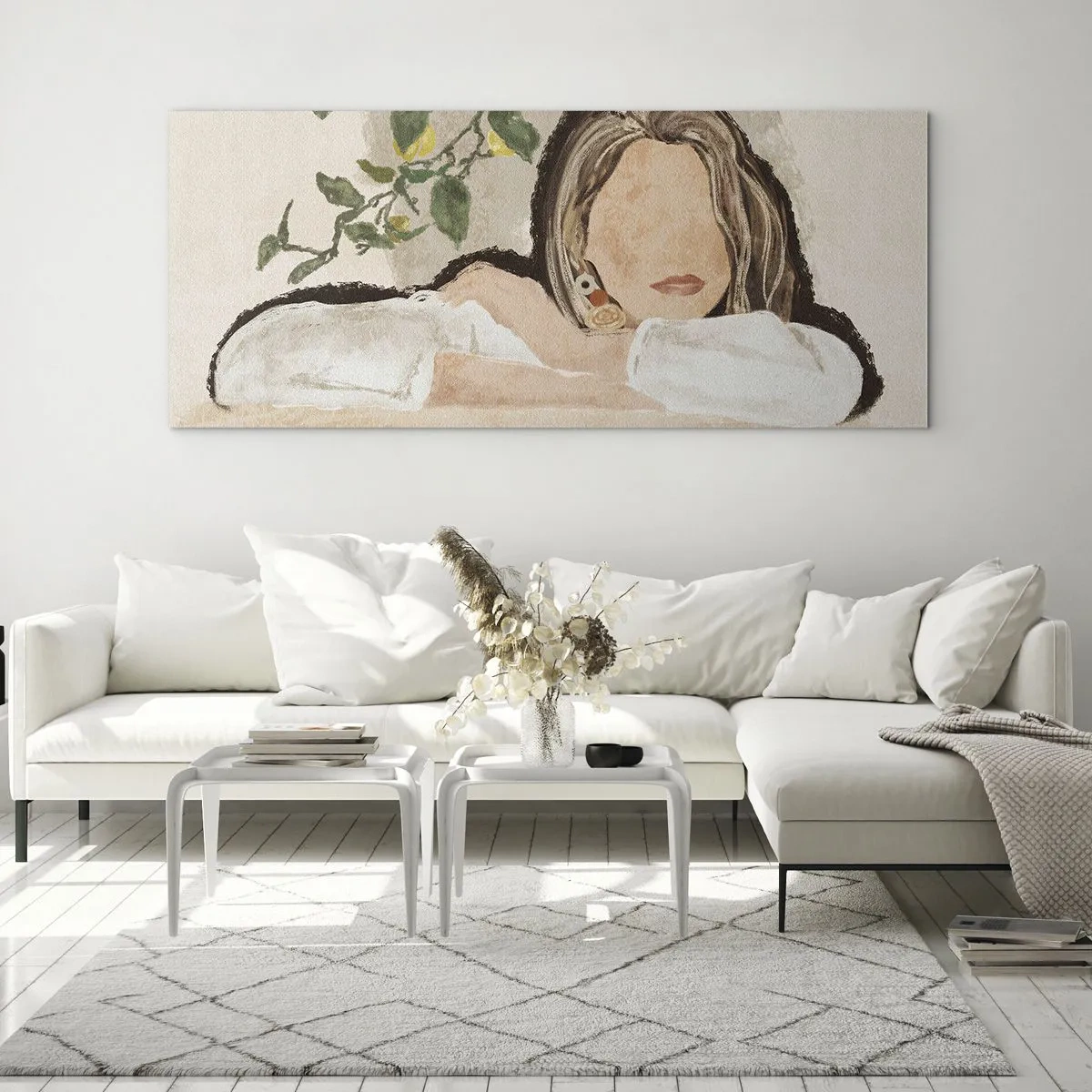 Tablou pe sticlă - Frumusețea sudului - 100x40 cm