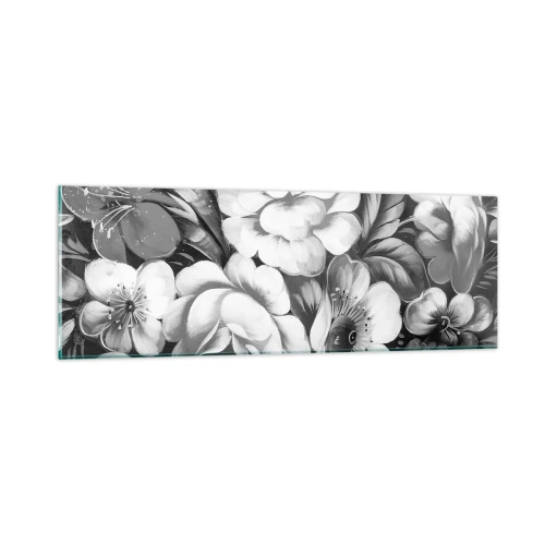 Tablou pe sticlă - Frumoase chiar și în gri - 90x30 cm