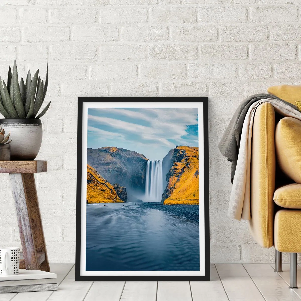 Poster în ramă neagră - Durată eternă, mișcare eternă - 40x50 cm