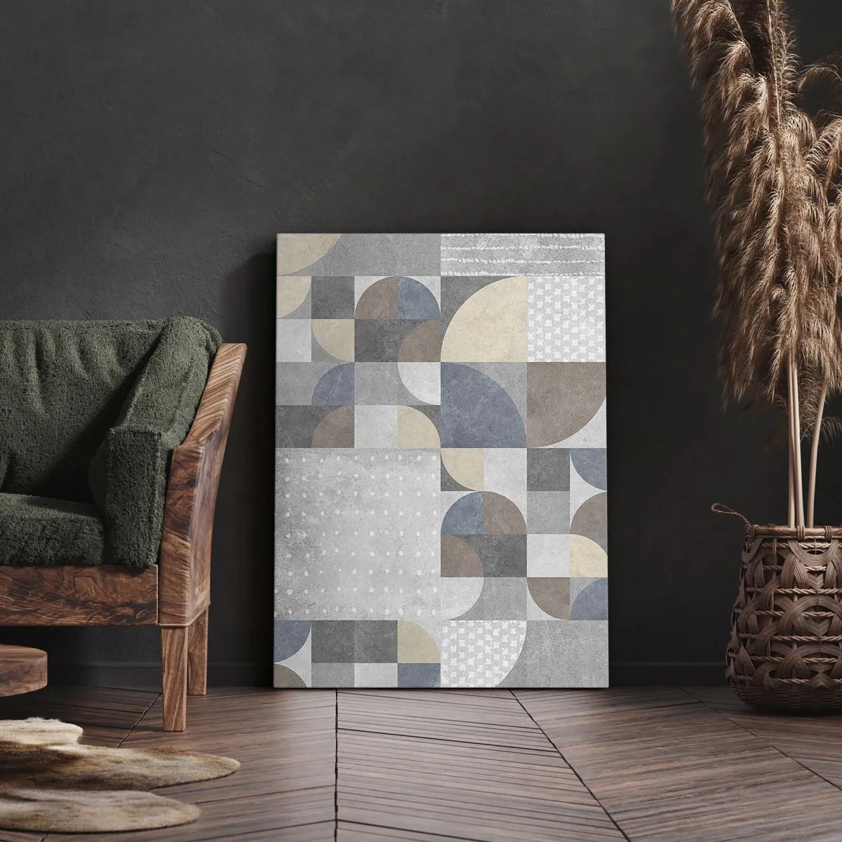 Tablou pe pânză - Fantezie ceramică - 45x80 cm