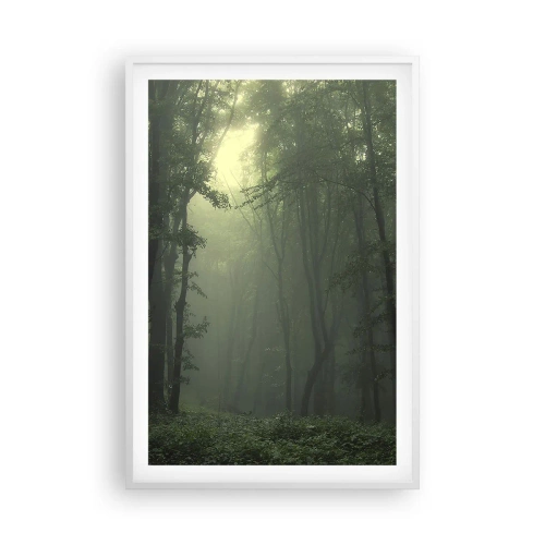 Poster în ramă albă - Înainte să se trezească - 61x91 cm