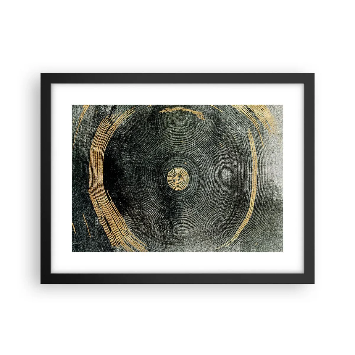 Poster în ramă neagră - Schimbare și persistență - 40x30 cm