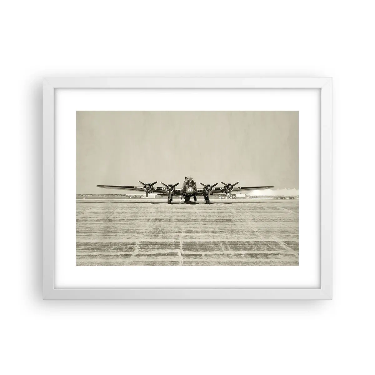 Poster în ramă albă - Pregătit, ca întotdeauna - 40x30 cm