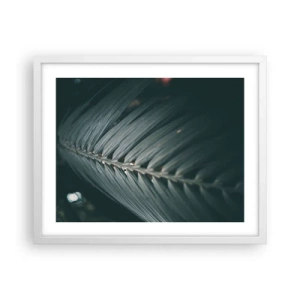 Poster în ramă albă - Precizia naturii - 50x40 cm