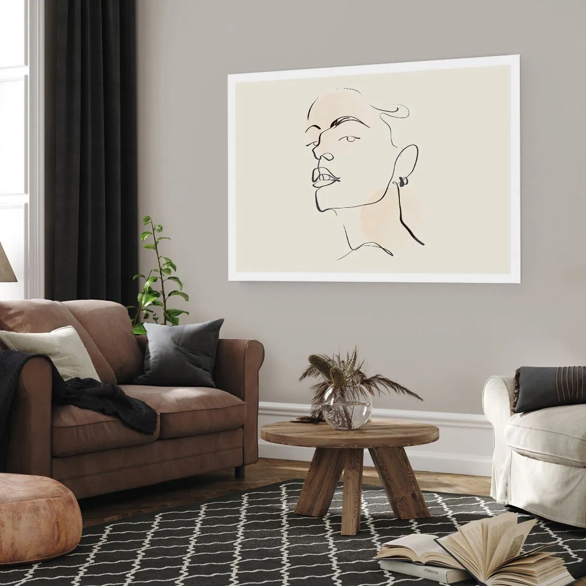 Poster - O privire mândră - 50x40 cm