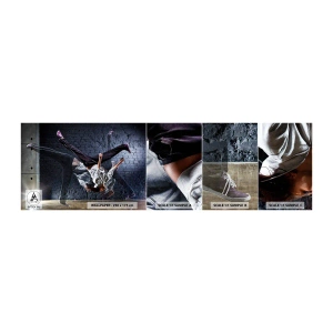 Mostră de Tapet Standard Eco - Steaua străzii - Dans, oameni, Dansator - 100x30 cm