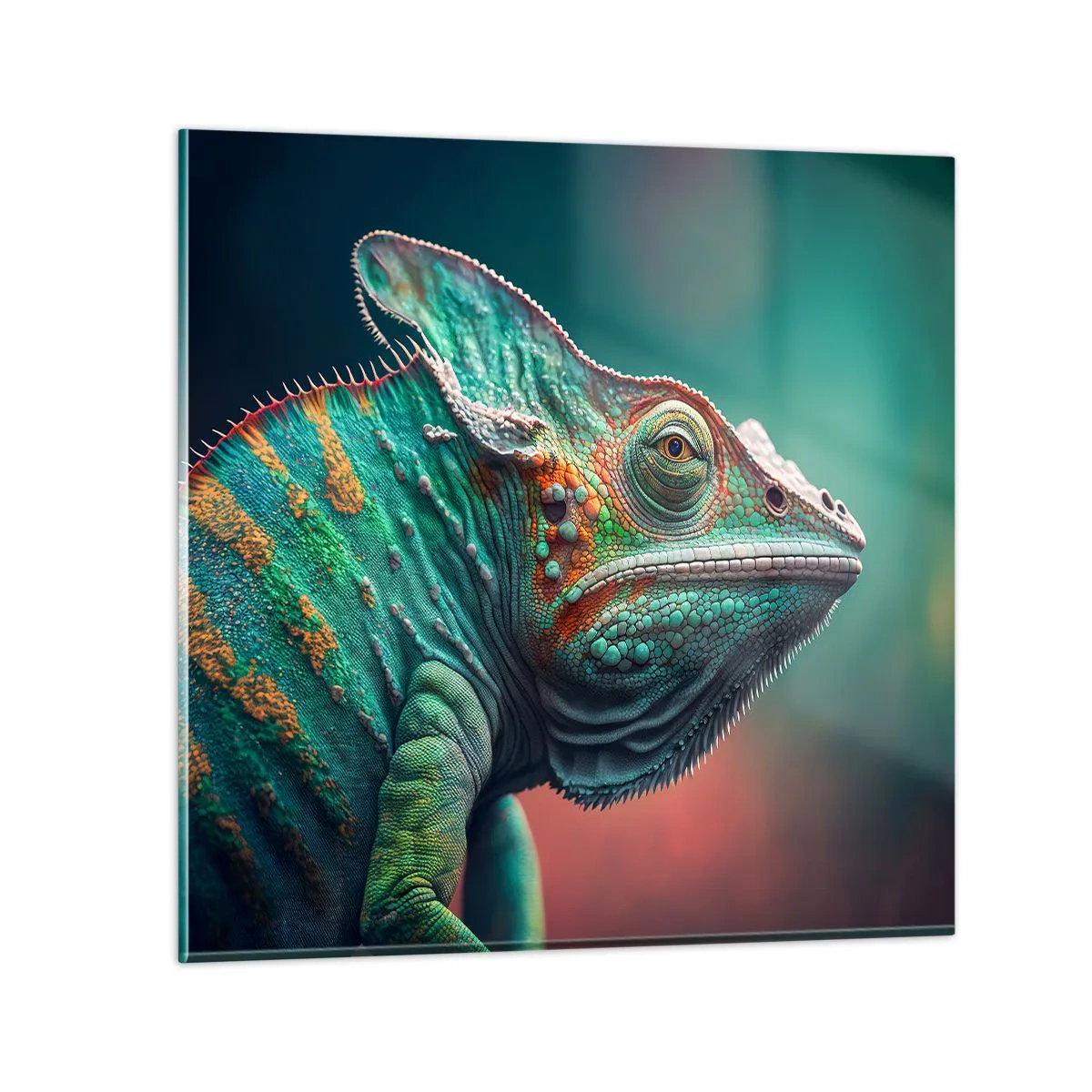 Tablou pe sticlă - Mă poți vedea? Nu e bine... - 30x30 cm