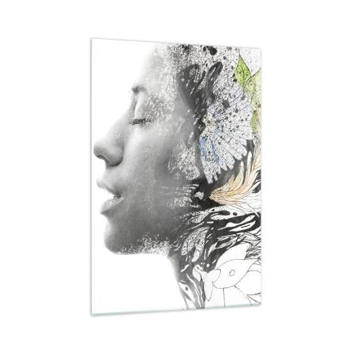 Tablou pe sticlă - Scufundată în natură - 70x100 cm