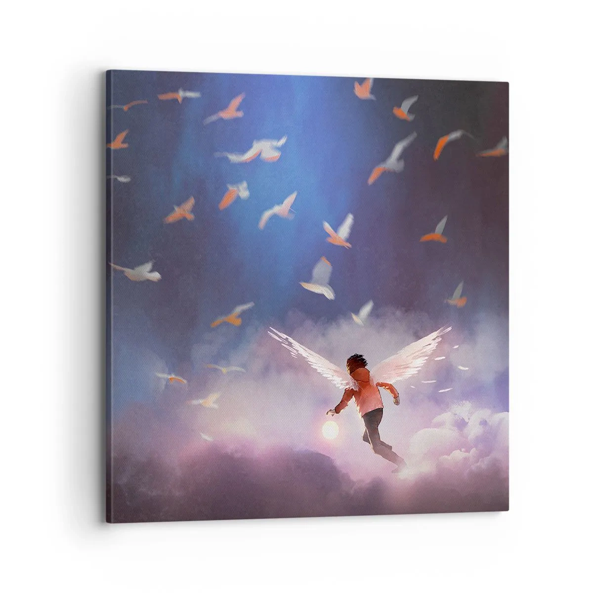 Tablou pe pânză - Este nevoie de imaginație și curaj - 70x70 cm