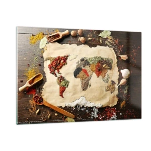 Tablou pe sticlă - Toate gusturile lumii - 120x80 cm