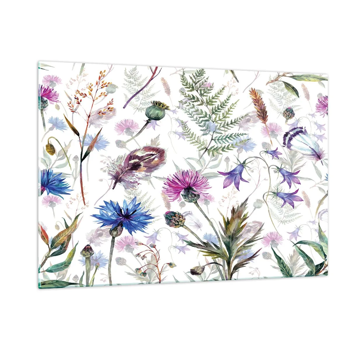 Tablou pe sticlă - Ierbarul polonez - 120x80 cm