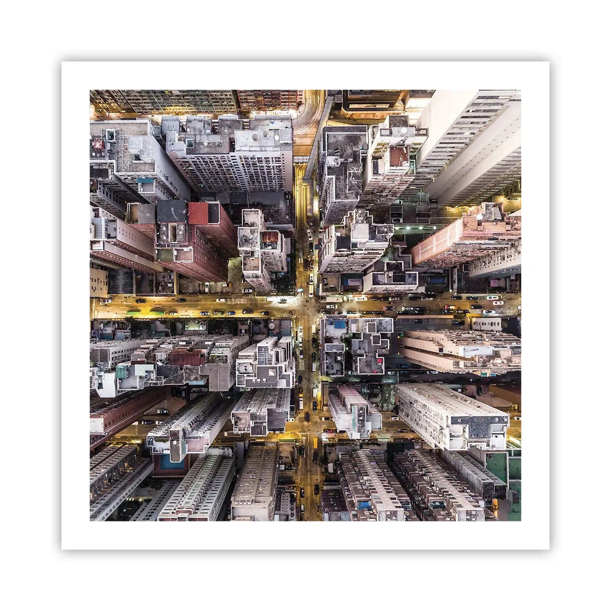 Poster - Salutări din Hongkong - 60x60 cm