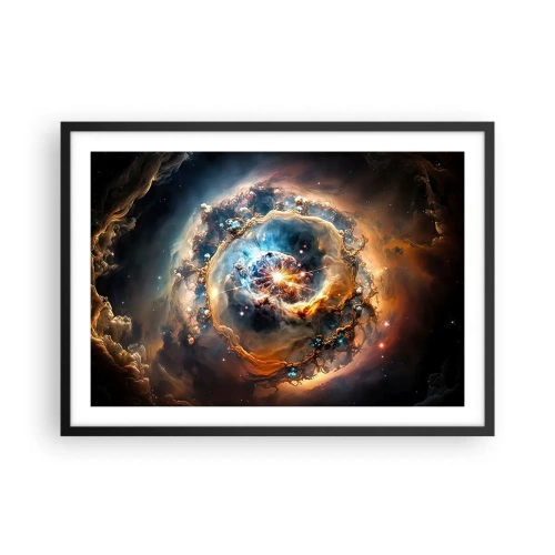 Poster în ramă neagră - Început - 70x50 cm
