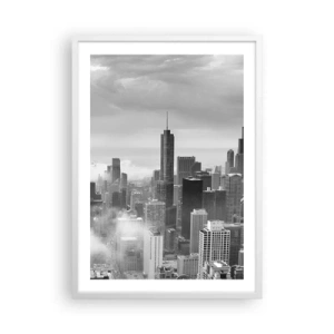 Poster în ramă albă - Peisaj american - 50x70 cm