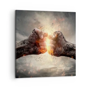 Tablou pe pânză - Ridică-te pentru a lupta - 50x50 cm