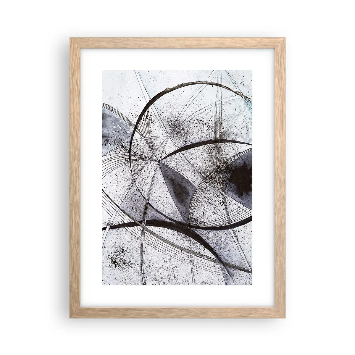 Poster în ramă de stejar deschis - O fantezie futuristă - 30x40 cm