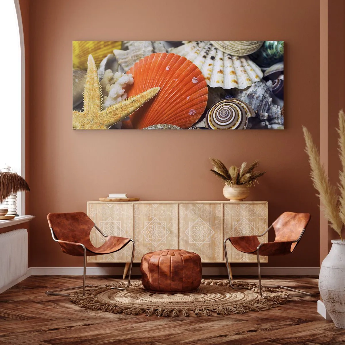 Tablou pe pânză - Comorile oceanului - 140x50 cm