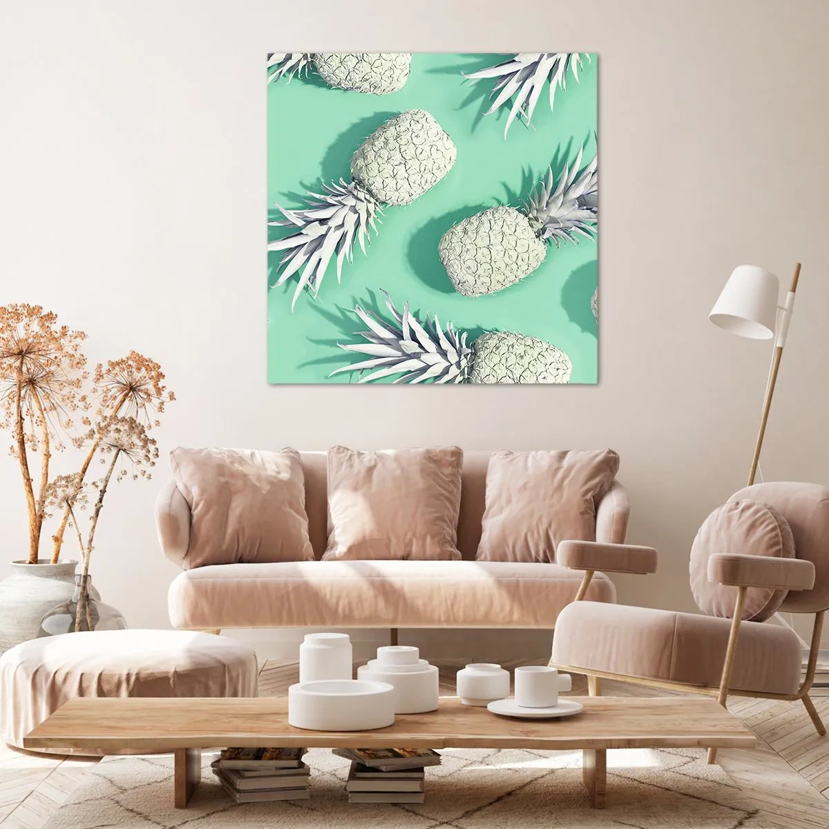 Tablou pe pânză - Merge bine cu mentă - 40x40 cm