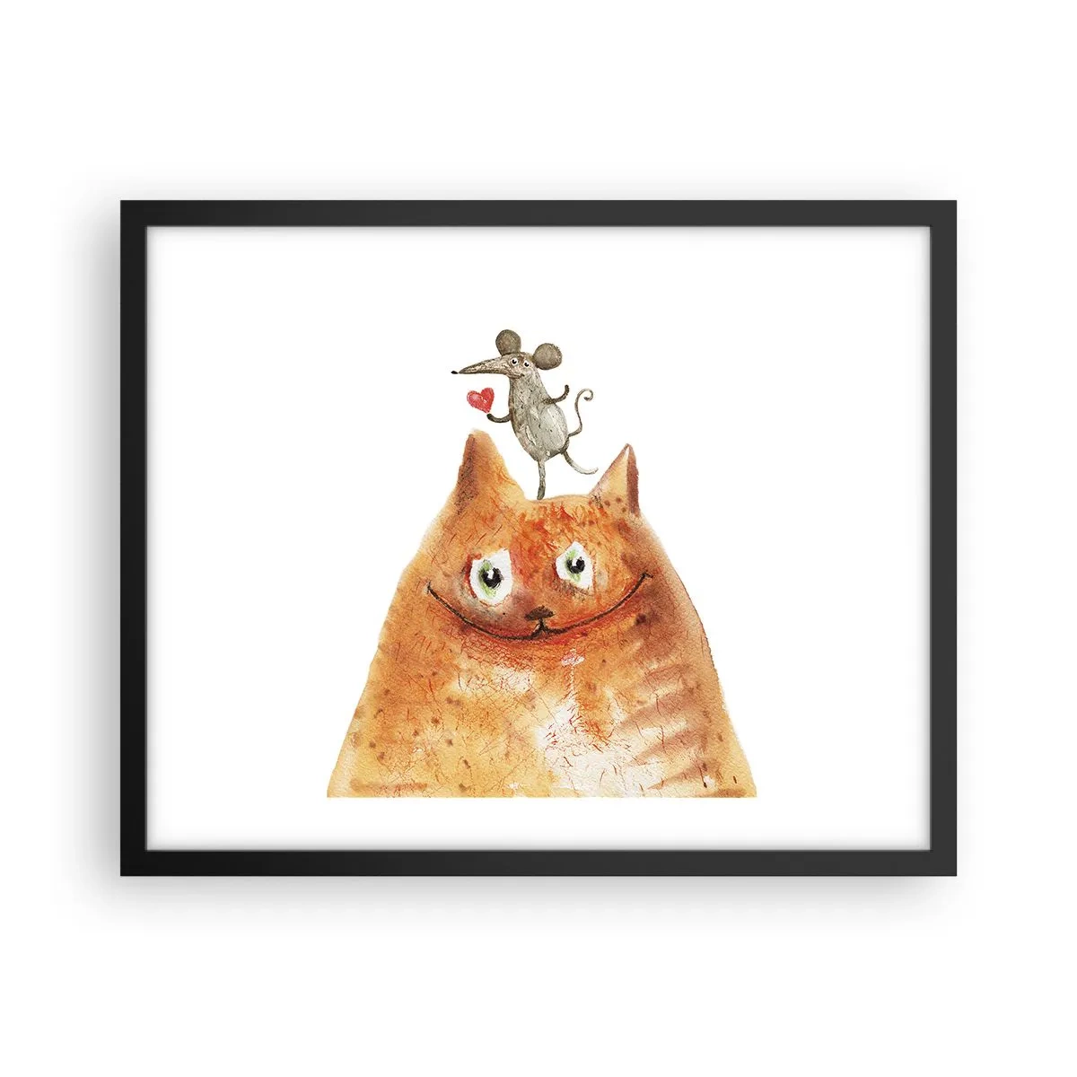 Poster în ramă neagră - Paradoxurile iubirii - 50x40 cm