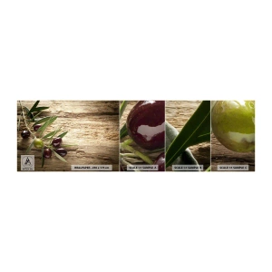 Mostră tapet autocolant Deluxe Sticker - Direct din natură - Ramura de maslin, Natură, Măsline - 100x30 cm