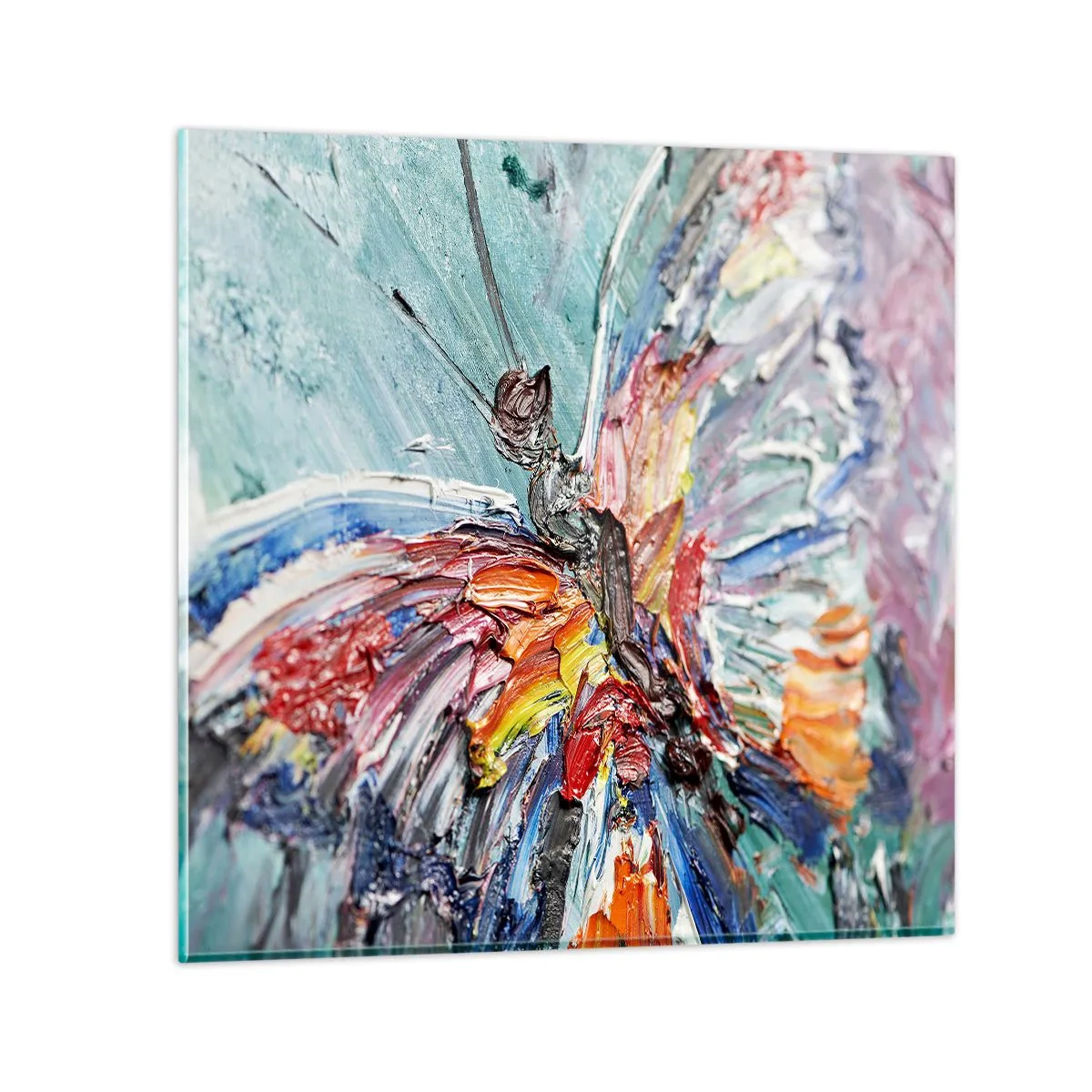 Tablou pe sticlă - Pictat de natura - 40x40 cm