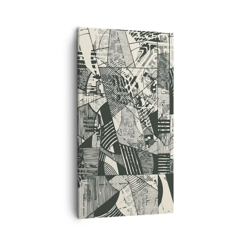 Tablou pe pânză - Dinamica de astăzi - 45x80 cm