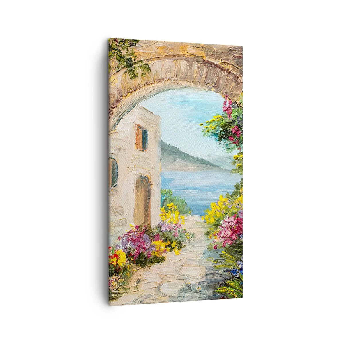 Tablou pe pânză - Farmecul peisajului de coastă - 45x80 cm