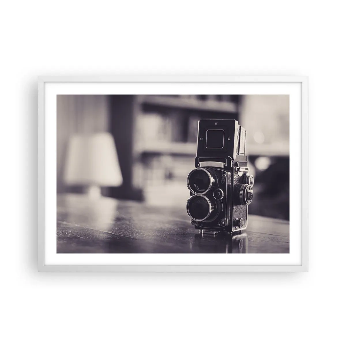 Poster în ramă albă - Magia fotografiei vechi - 70x50 cm