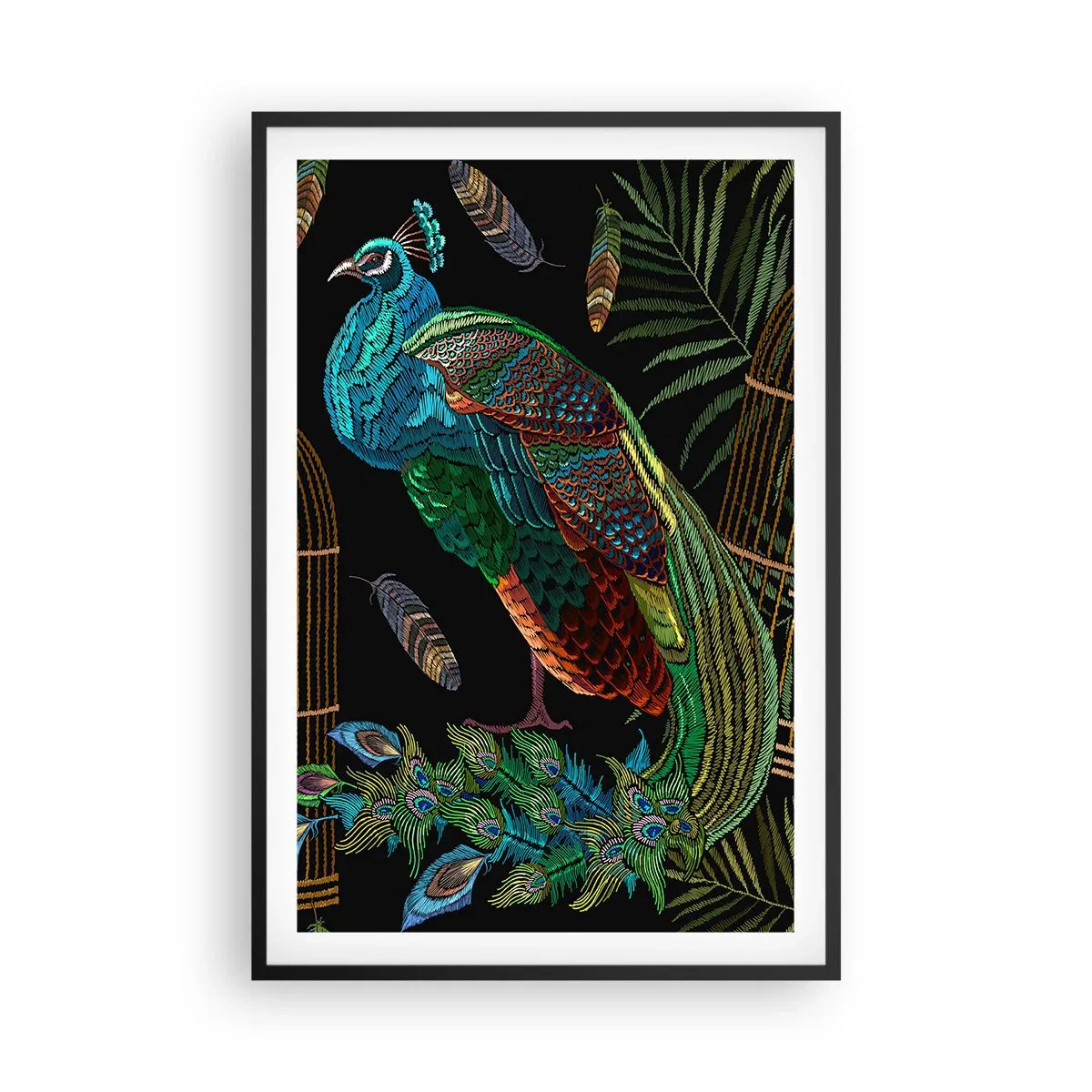 Poster în ramă neagră - În veșmânt regal - 61x91 cm
