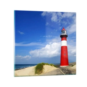 Tablou pe sticlă - Loc de refugiu de vis - 70x70 cm